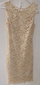 Cream lace dress